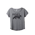 thumbnail image 1 of Thread Tank Foxy Mama Women's Relaxed Slouchy Dolman T-Shirt Tee Heather Grey Small, 1 of 4