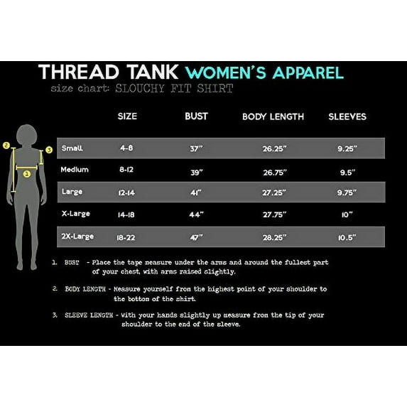 Thread Tank Freeky Deeky Womens Slouchy Shirt Tee Heather Grey Medium