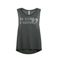 thumbnail image 1 of Thread Tank Go Climb A Cactus Women's Sleeveless Muscle Tank Top Charcoal X-Large, 1 of 4