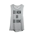 thumbnail image 1 of Thread Tank Go Mom Women's Sleeveless Muscle Tank Top Sport Grey Small, 1 of 4