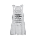 thumbnail image 1 of Thread Tank God Is Faithful Women's Sleeveless Flowy Racerback Tank Top Sport Grey X-Large, 1 of 5