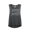 thumbnail image 1 of Thread Tank Good Mood Women's Sleeveless Muscle Tank Top Charcoal Medium, 1 of 4