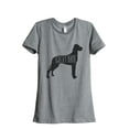 thumbnail image 1 of Thread Tank Great Dane Dog Silhouette Women's Relaxed Crewneck T-Shirt Tee Heather Grey X-Large, 1 of 4
