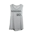 thumbnail image 1 of Thread Tank HAHAHA. NO. Women's Sleeveless Muscle Tank Top Sport Grey Small, 1 of 3