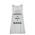 thumbnail image 1 of Thread Tank Happiness Mama Women's Sleeveless Flowy Racerback Tank Top Sport Grey Large, 1 of 3