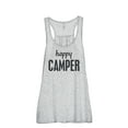 thumbnail image 1 of Thread Tank Happy Camper Women's Sleeveless Flowy Racerback Tank Top Sport Grey 2X-Large, 1 of 5