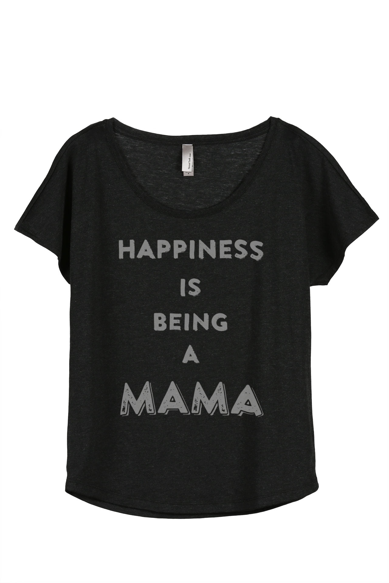 Thread Tank Happy Holla Days Womens Fashion Slouchy Dolman T-Shirt Tee