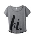 thumbnail image 1 of Thread Tank Hi Womens Slouchy Shirt Tee Heather Grey 2XL, 1 of 2