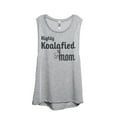 thumbnail image 1 of Thread Tank Highly Koalafied Mom Women's Sleeveless Muscle Tank Top Sport Grey Small, 1 of 4
