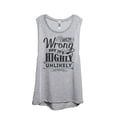 thumbnail image 1 of Thread Tank Highly Unlikely Women's Sleeveless Muscle Tank Top Sport Grey Small, 1 of 4