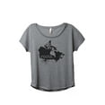 thumbnail image 1 of Thread Tank Home Roots Country Canada Women's Relaxed Slouchy Dolman T-Shirt Tee Heather Grey 3X-Large, 1 of 4