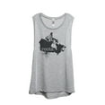 thumbnail image 1 of Thread Tank Home Roots Country Canada Women's Sleeveless Muscle Tank Top Sport Grey Small, 1 of 4
