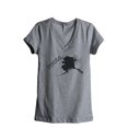 thumbnail image 1 of Thread Tank Home Roots State Alaska AK Women's Relaxed V-Neck T-Shirt Tee Heather Grey Small, 1 of 4