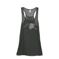 thumbnail image 1 of Thread Tank Home Roots State Alaska AK Women's Sleeveless Flowy Racerback Tank Top Charcoal Small, 1 of 5
