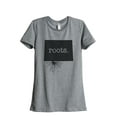 thumbnail image 1 of Thread Tank Home Roots State Colorado CO Women's Relaxed Crewneck T-Shirt Tee Heather Grey X-Large, 1 of 4