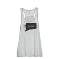 thumbnail image 1 of Thread Tank Home Roots State Connecticut CT Women's Sleeveless Flowy Racerback Tank Top Sport Grey Small, 1 of 5