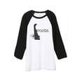 thumbnail image 1 of Thread Tank Home Roots State Delaware DE Unisex 3/4 Sleeves Baseball Raglan White Black Small, 1 of 4
