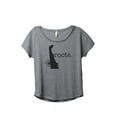 thumbnail image 1 of Thread Tank Home Roots State Delaware DE Women's Relaxed Slouchy Dolman T-Shirt Tee Heather Grey X-Large, 1 of 4