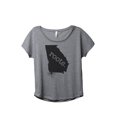 thumbnail image 1 of Thread Tank Home Roots State Georgia GA Women's Relaxed Slouchy Dolman T-Shirt Tee Heather Grey 2X-Large, 1 of 4