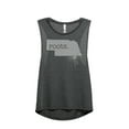 thumbnail image 1 of Thread Tank Home Roots State Nebraska NE Women's Sleeveless Muscle Tank Top Charcoal 2X-Large, 1 of 4