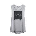 thumbnail image 1 of Thread Tank Home Roots State New Mexico NM Women's Sleeveless Muscle Tank Top Sport Grey 2X-Large, 1 of 4