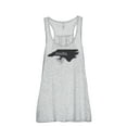 thumbnail image 1 of Thread Tank Home Roots State North Carolina NC Women's Sleeveless Flowy Racerback Tank Top Sport Grey Large, 1 of 5