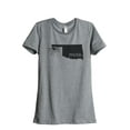 thumbnail image 1 of Thread Tank Home Roots State Oklahoma OK Women's Relaxed Crewneck T-Shirt Tee Heather Grey Small, 1 of 4