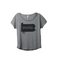 thumbnail image 1 of Thread Tank Home Roots State Pennsylvania PA Women's Relaxed Slouchy Dolman T-Shirt Tee Heather Grey 2X-Large, 1 of 4
