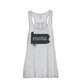 thumbnail image 1 of Thread Tank Home Roots State Pennsylvania PA Women's Sleeveless Flowy Racerback Tank Top Sport Grey X-Large, 1 of 5