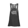thumbnail image 1 of Thread Tank Home Roots State Washington WA Women's Sleeveless Flowy Racerback Tank Top Charcoal Small, 1 of 5