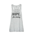 thumbnail image 1 of Thread Tank Hope For Today Women's Sleeveless Flowy Racerback Tank Top Sport Grey Large, 1 of 3