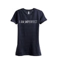 thumbnail image 1 of Thread Tank I Am Perfect Women's Fashion Relaxed Crewneck T-Shirt Tee Heather Navy Small, 1 of 1