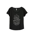 thumbnail image 1 of Thread Tank I Love You Always Women's Relaxed Slouchy Dolman T-Shirt Tee Heather Black X-Large, 1 of 4