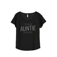 thumbnail image 1 of Thread Tank I Make Auntie Moves Women's Fashion Relaxed Slouchy Dolman T-Shirt Tee Heather Black 3X-Large, 1 of 4
