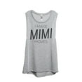 thumbnail image 1 of Thread Tank I Make Mimi Moves Women's Fashion Sleeveless Muscle Tank Top Sport Grey Large, 1 of 4