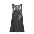 thumbnail image 1 of Thread Tank I'm Really A Mermaid Women's Sleeveless Flowy Racerback Tank Top Charcoal Small, 1 of 5