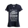 thumbnail image 1 of Thread Tank If It Involves Summer Roadtrips Beaches and Adventures Count Me In Women's Relaxed Crewneck T-Shirt Tee Heather Navy Medium, 1 of 1