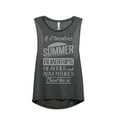 thumbnail image 1 of Thread Tank If It Involves Summer Roadtrips Beaches and Adventures Count Me In Women's Sleeveless Muscle Tank Top Charcoal Small, 1 of 4