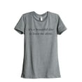 thumbnail image 1 of Thread Tank It's A Beautiful Day To Leave Me Alone Women's Fashion Relaxed Crewneck T-Shirt Tee Heather Grey 2X-Large, 1 of 5