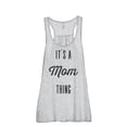 thumbnail image 1 of Thread Tank Its A Mom Thing Women's Sleeveless Flowy Racerback Tank Top Sport Grey X-Large, 1 of 5