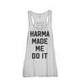 thumbnail image 1 of Thread Tank Karma Made Me Do It Women's Sleeveless Flowy Racerback Tank Top Sport Grey Medium, 1 of 5