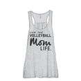 thumbnail image 1 of Thread Tank Livin' That Volleyball Mom Life Women's Fashion Sleeveless Flowy Racerback Tank Top Sport Grey 2X-Large, 1 of 5