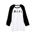 thumbnail image 1 of Thread Tank Local Alabama State Unisex 3/4 Sleeves Baseball Raglan White Black Small, 1 of 4