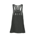 thumbnail image 1 of Thread Tank Local Alabama State Women's Sleeveless Flowy Racerback Tank Top Charcoal 2X-Large, 1 of 5