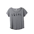 thumbnail image 1 of Thread Tank Local Delaware State Women's Relaxed Slouchy Dolman T-Shirt Tee Heather Grey Small, 1 of 4