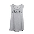 thumbnail image 1 of Thread Tank Local Louisiana State Women's Sleeveless Muscle Tank Top Sport Grey Small, 1 of 4