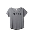 thumbnail image 1 of Thread Tank Local Nevada State Women's Relaxed Slouchy Dolman T-Shirt Tee Heather Grey X-Large, 1 of 4
