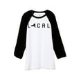 thumbnail image 1 of Thread Tank Local New York State Unisex 3/4 Sleeves Baseball Raglan White Black X-Large, 1 of 4