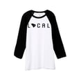 thumbnail image 1 of Thread Tank Local South Carolina State Unisex 3/4 Sleeves Baseball Raglan White Black Large, 1 of 4