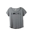 thumbnail image 1 of Thread Tank Local Washington State Women's Relaxed Slouchy Dolman T-Shirt Tee Heather Grey 2X-Large, 1 of 4
